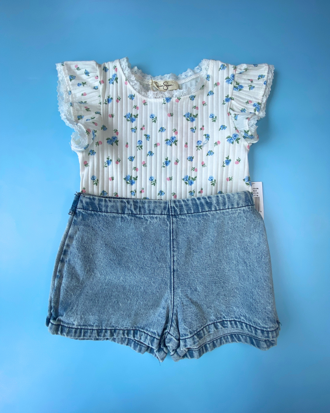 TRAJE 2 PZS FALDA JEAN JESSICA SIMPSON