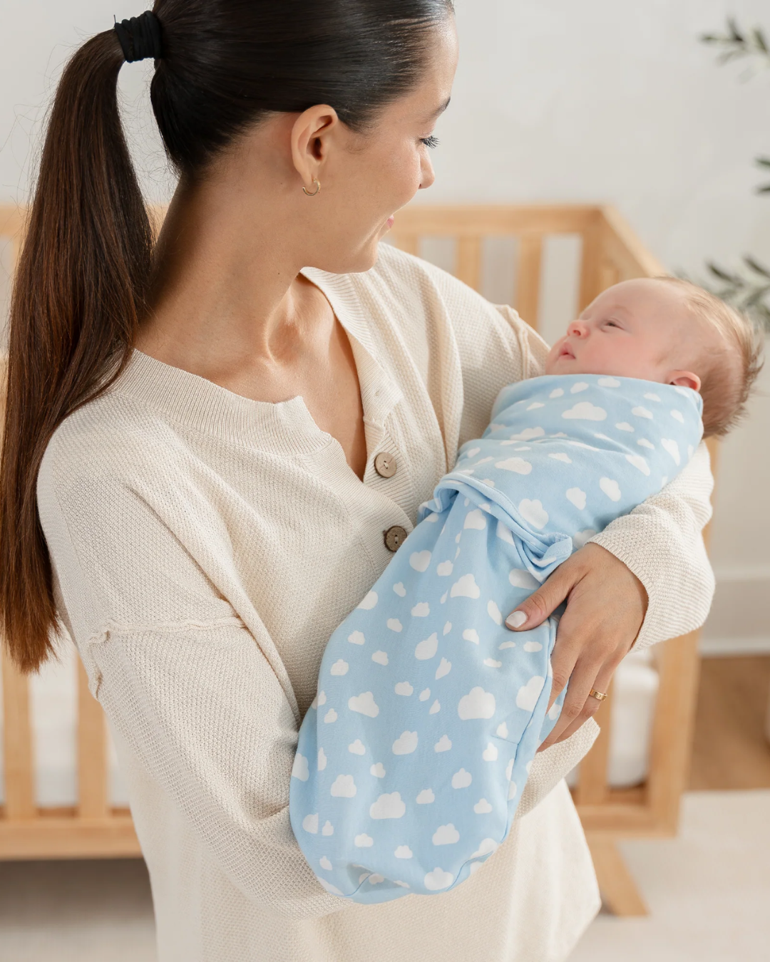 EASY SWADDLES AZUL COMFYCUBS