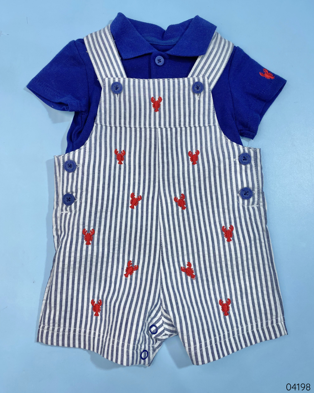 TRAJE AZUL LANGOSTA