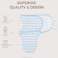 EASY SWADDLES AZUL COMFYCUBS