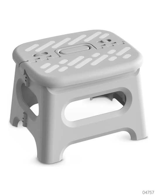 BANQUITO PLEGABLE GRIS 8.6¨