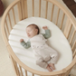 CUNA EVOLUTIVA STOKKE SLEEPI MINI CON COLCHON Y DOSEL NATURAL