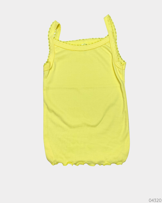 CAMISA AMARILLA SIN MANGAS