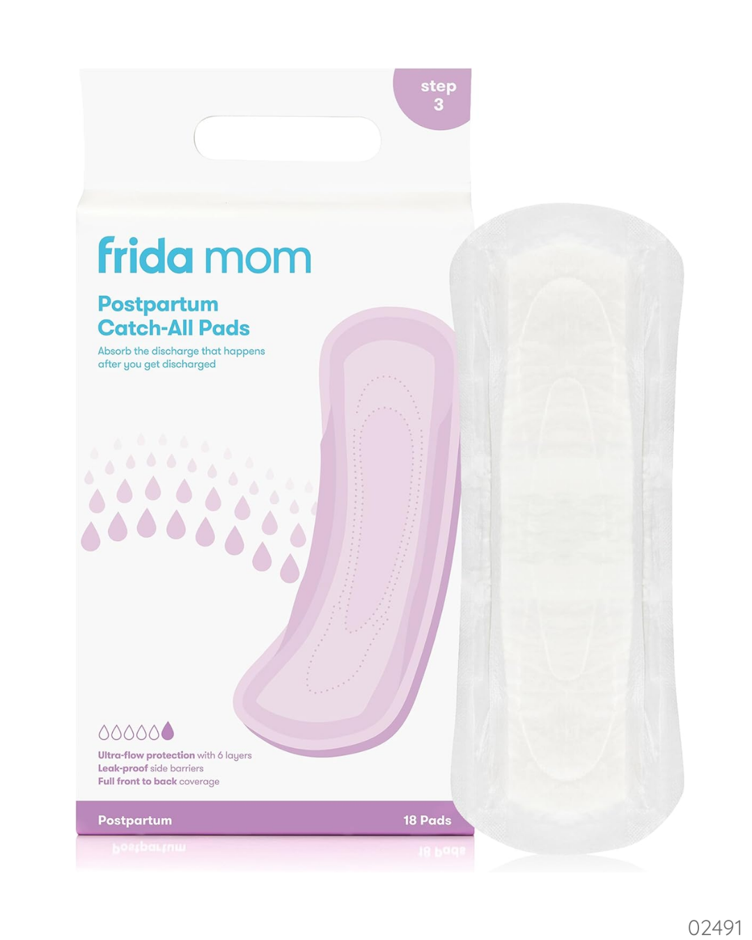 ALMOHADILLA POSPARTO A PRUEBA DE FUGAS