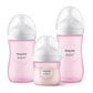 SET BIBERON NATURAL 4,9,11 OZ ROSADO