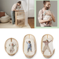 CUNA EVOLUTIVA STOKKE SLEEPI MINI CON COLCHON Y DOSEL NATURAL
