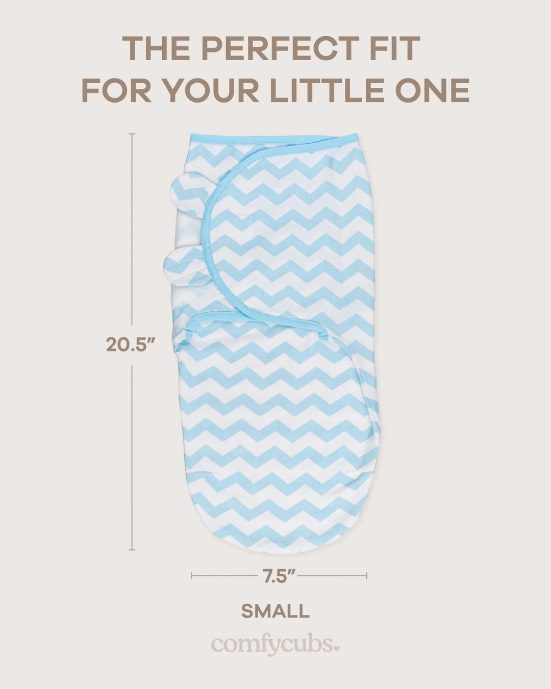 EASY SWADDLES AZUL COMFYCUBS