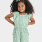 ROMPER FLOREADO VERDE CAT&JACK