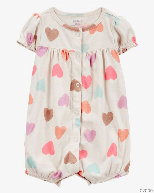ROMPER CORAZONES CARTER´S BEIGE