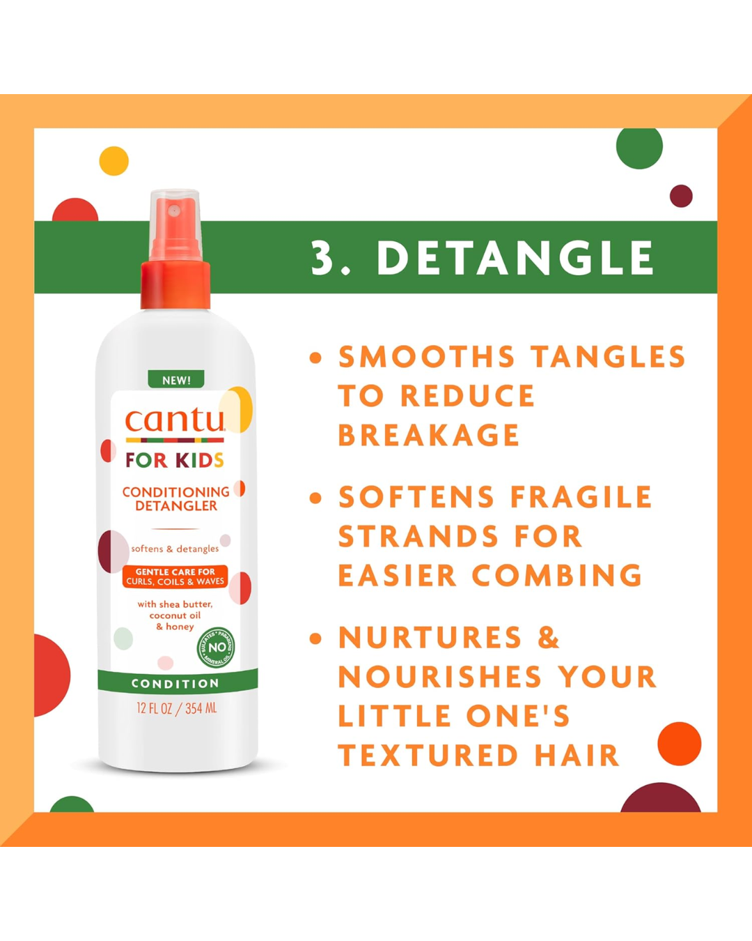 DESENREDANTE SPRAY CANTU 12OZ