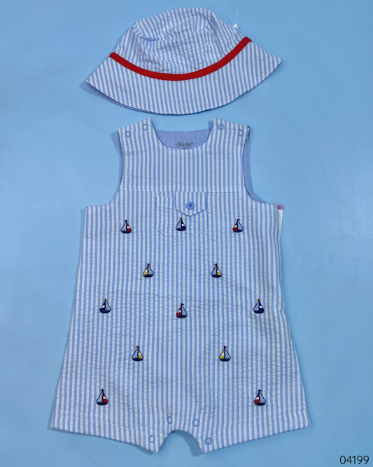 TRAJE AZUL BARCO