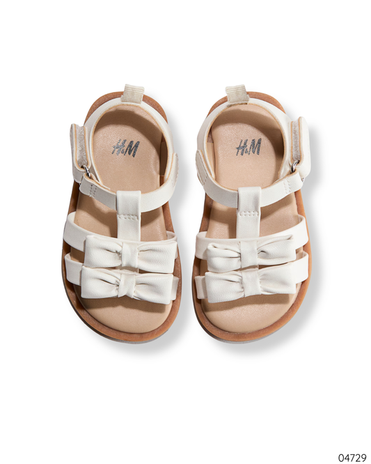 SANDALIAS BLANCAS HYM CHONGOS