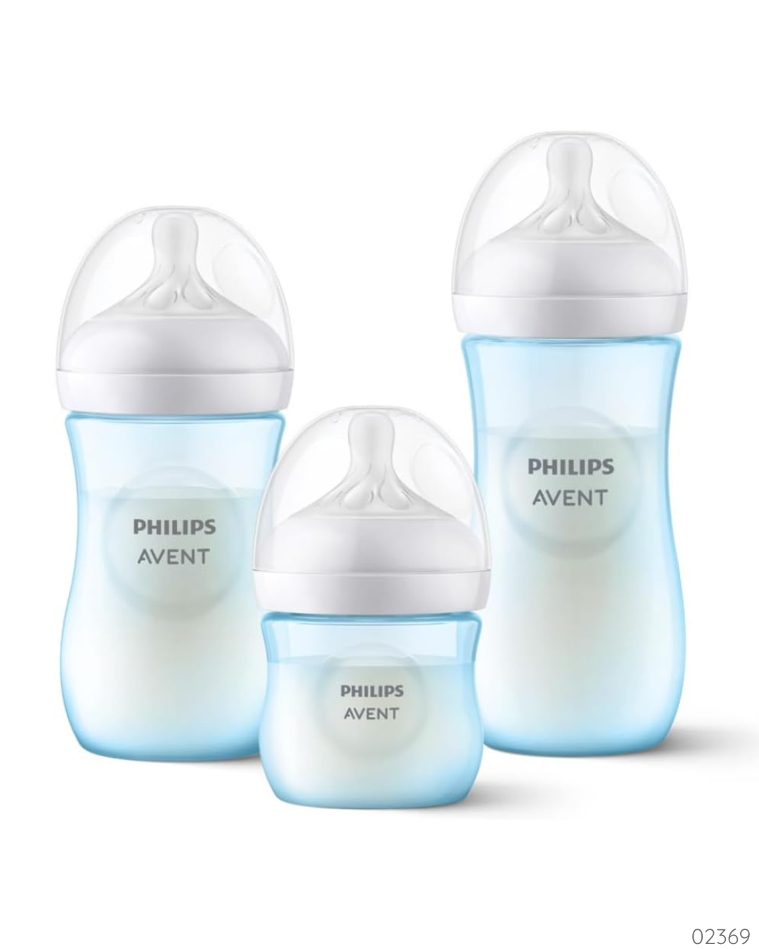 SET BIBERON NATURAL 4,9,11 OZ AZUL