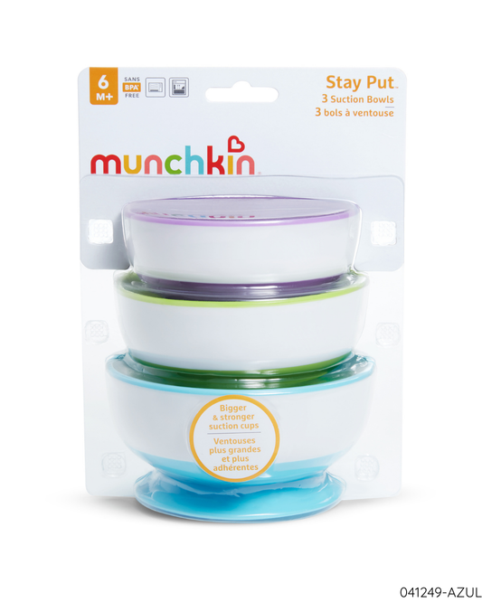 Set 3 Bowls Munchkin Stay Put