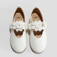 ZAPATOS BLANCOS H&M 3 FLORES GIRL