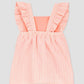 VESTIDO CARTERS CUADRICULADO NARANJA