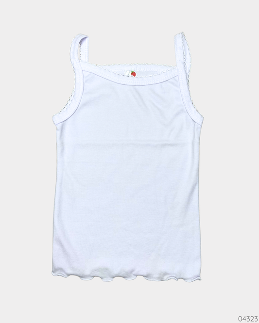 CAMISA BLANCA SIN MANGAS