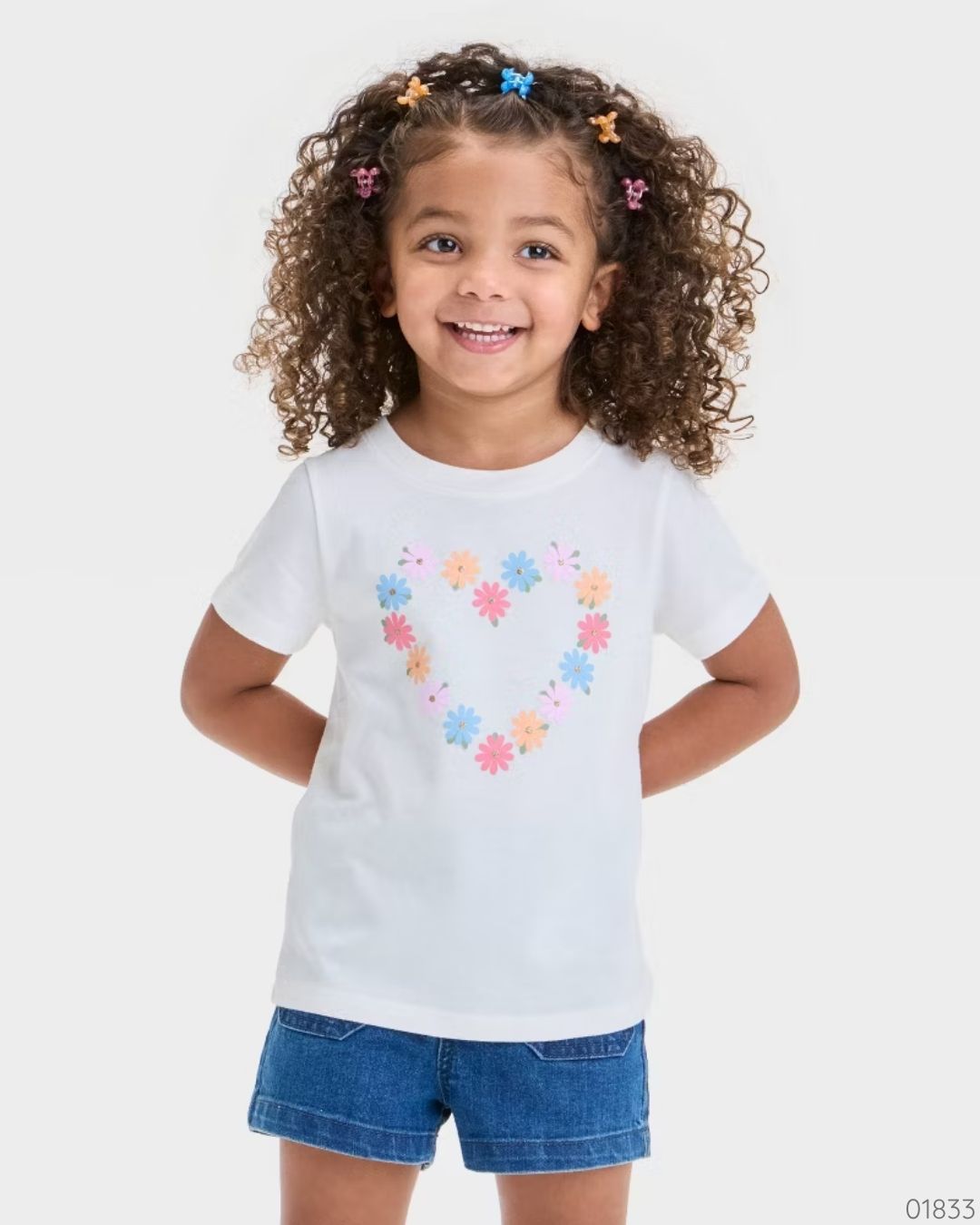 CAMISA CAT & JACK CORAZON FLOR