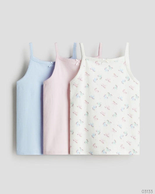 SET DE CAMISAS SIN MANGAS H&M COLORES