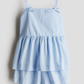 VESTIDO AZUL SHORT H&M