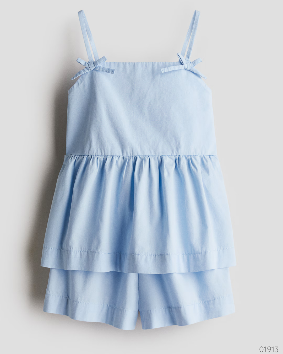 VESTIDO AZUL SHORT H&M