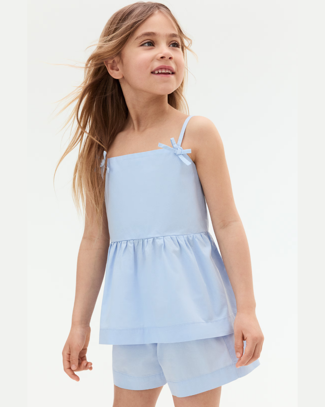 VESTIDO AZUL SHORT H&M