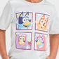 CAMISA GRIS FAMILIA BLUEY
