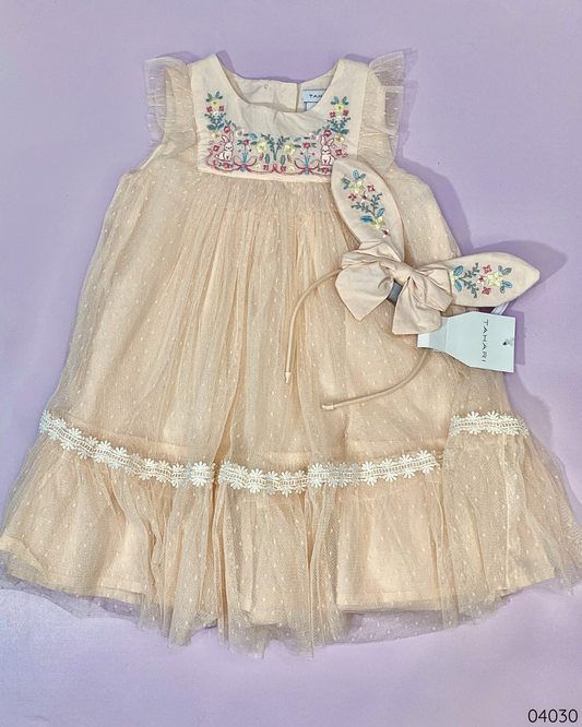 VESTIDO ROSADO VINCHA