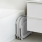 BAÑERA PLEGABLE CON TERMOMETRO GRIS