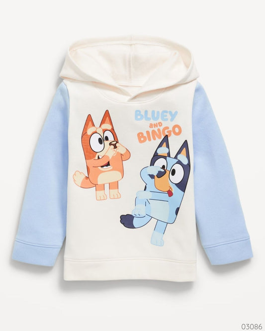 SUETER BLUEY Y BINGO AZUL BLANCO