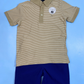TRAJE 2PZS CAFÉ AZUL