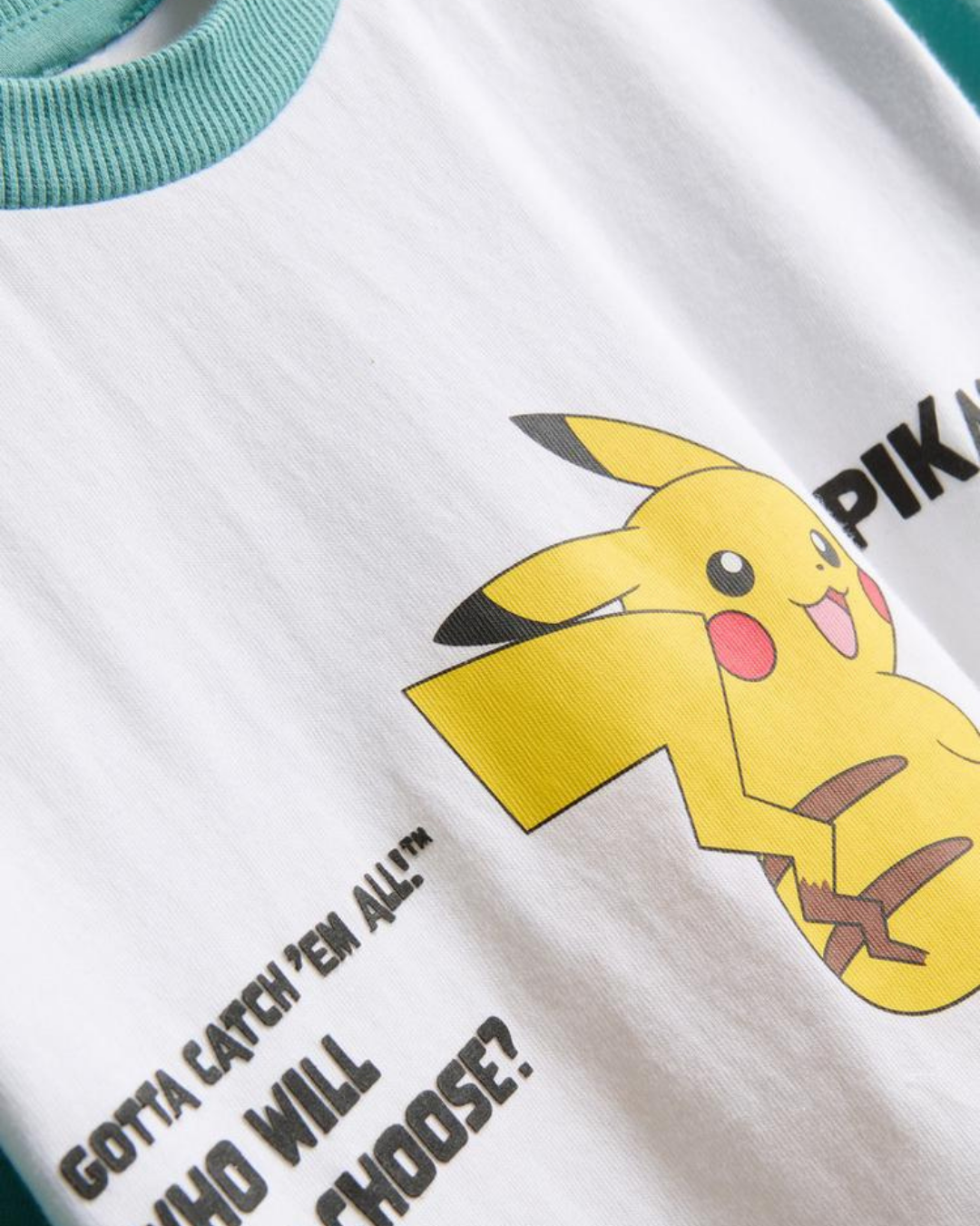 TRAJE POKEMON VERDE BLANCO