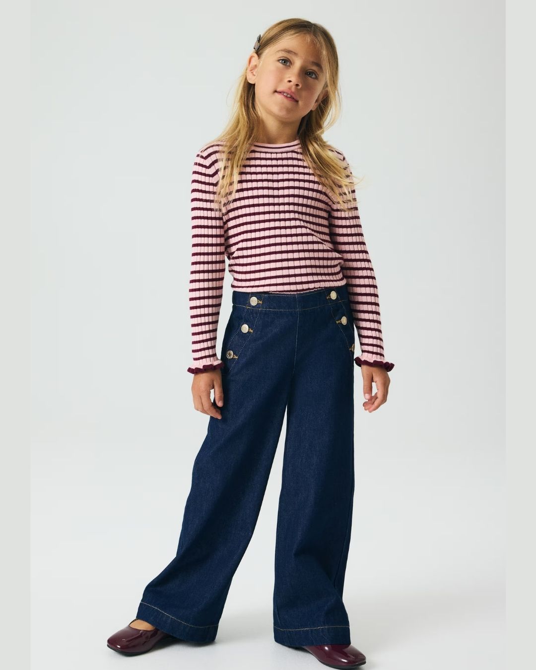 PANTALON JEAN H&M BOTONES LADOS