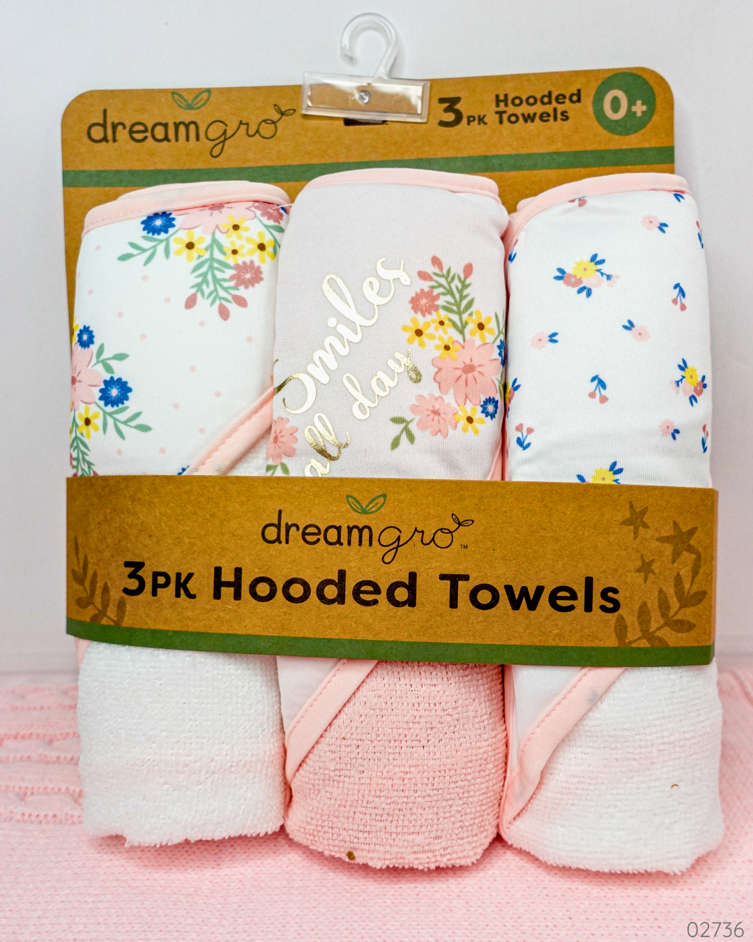 TOALLAS DE BAÑO 3 PZS FLORES
