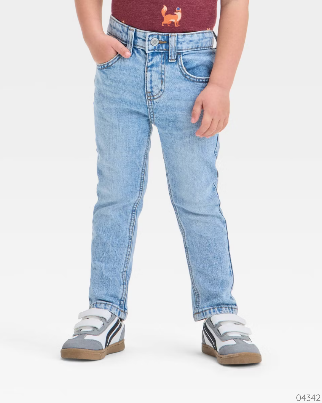 PANTALON JEAN SLIM FIT CAT & JACK LIGHT WASH