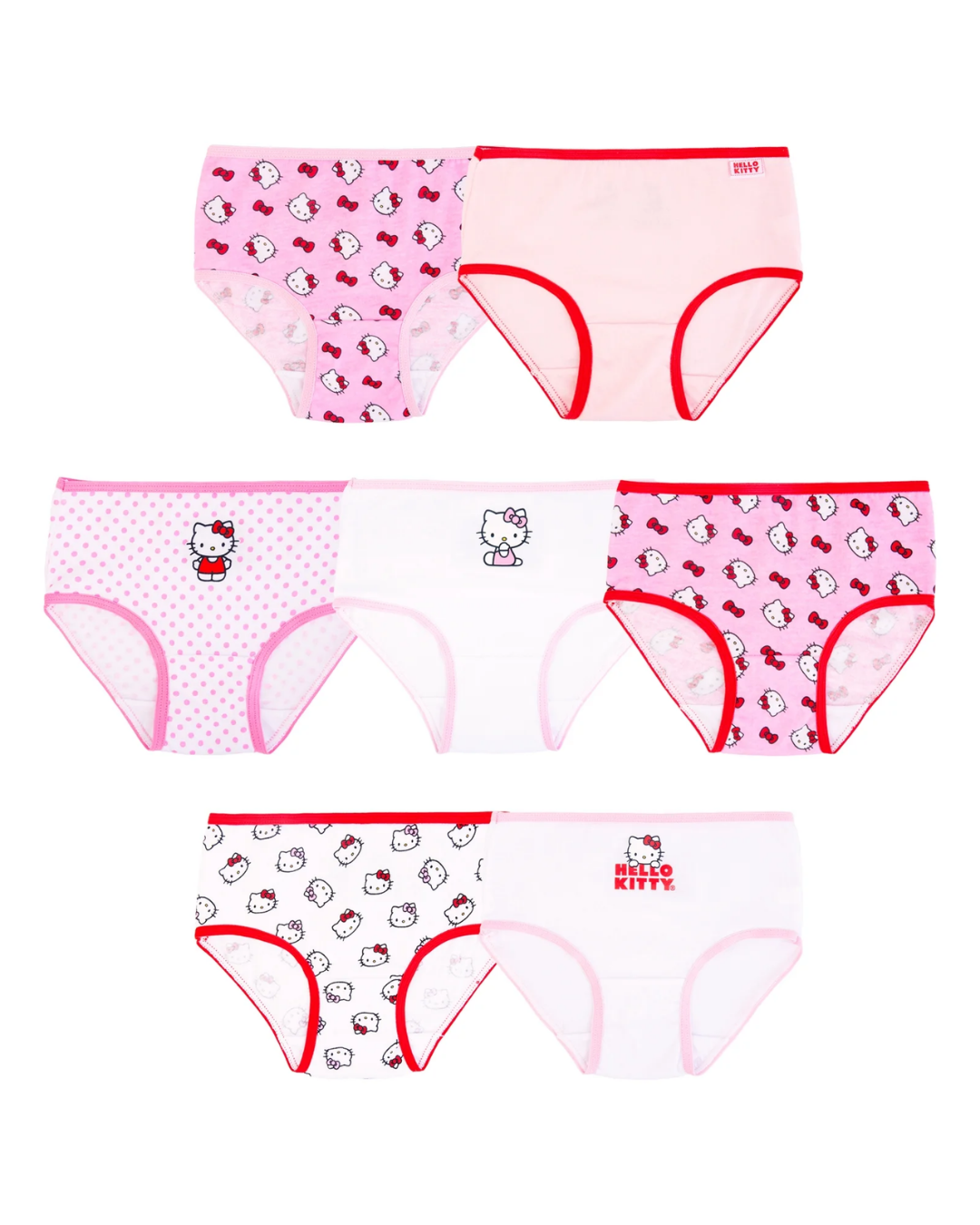 PANTIES 7 PZS HELLO KITTY