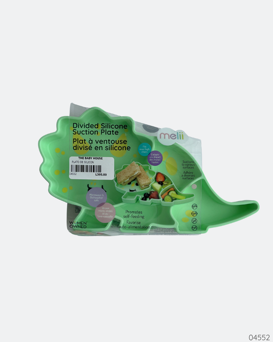PLATO DE SILICON DINOSAURIO