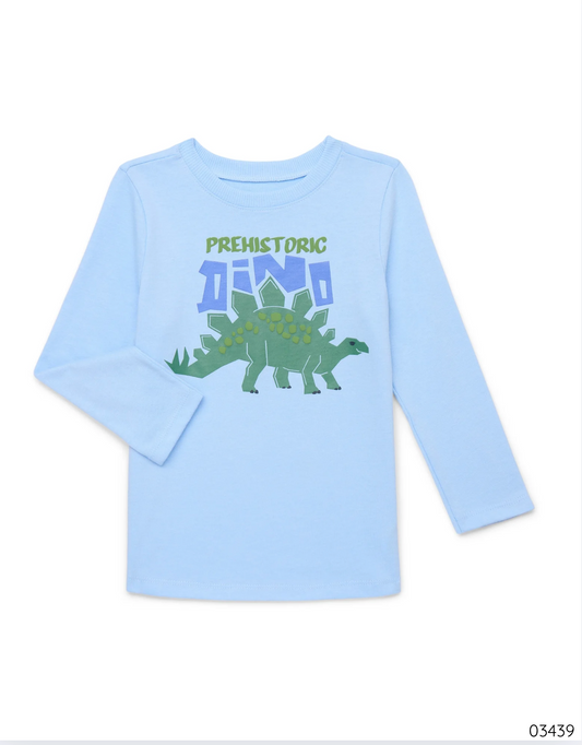 CAMISA PREHISTORICO DINOS AZUL