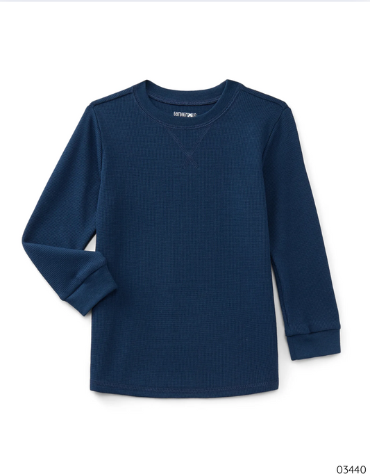 CAMISA AZUL MNGA LARGA GARANIMALS