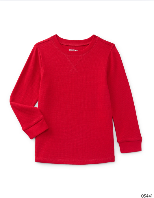 CAMISA ROJA MNGA LARGA GARANIMALS