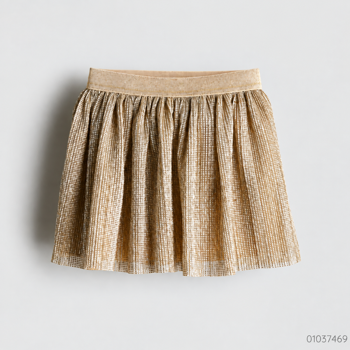 FALDA DORADA H&M