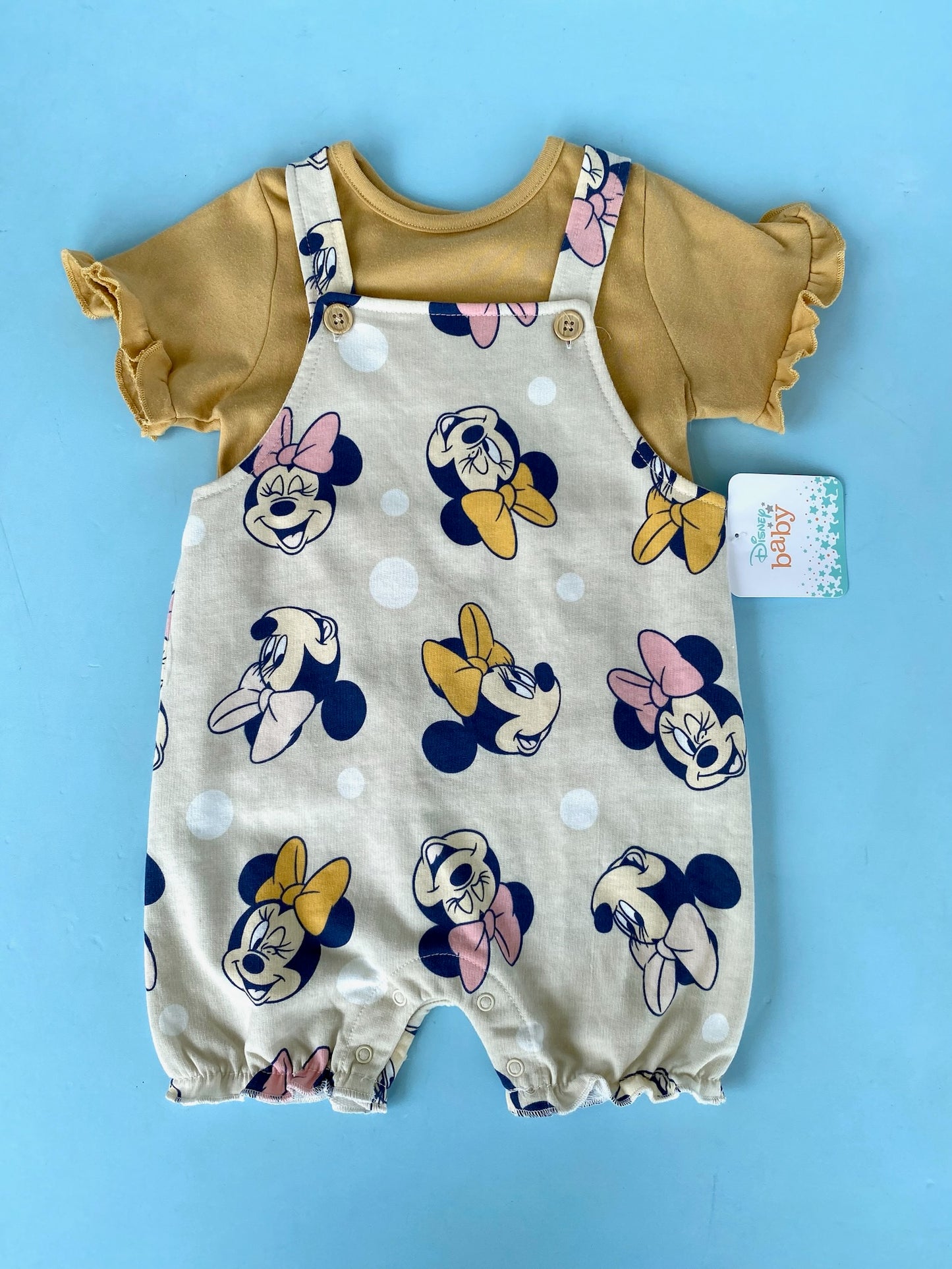 OVERALL MINNIE MOUSE AMARILLO