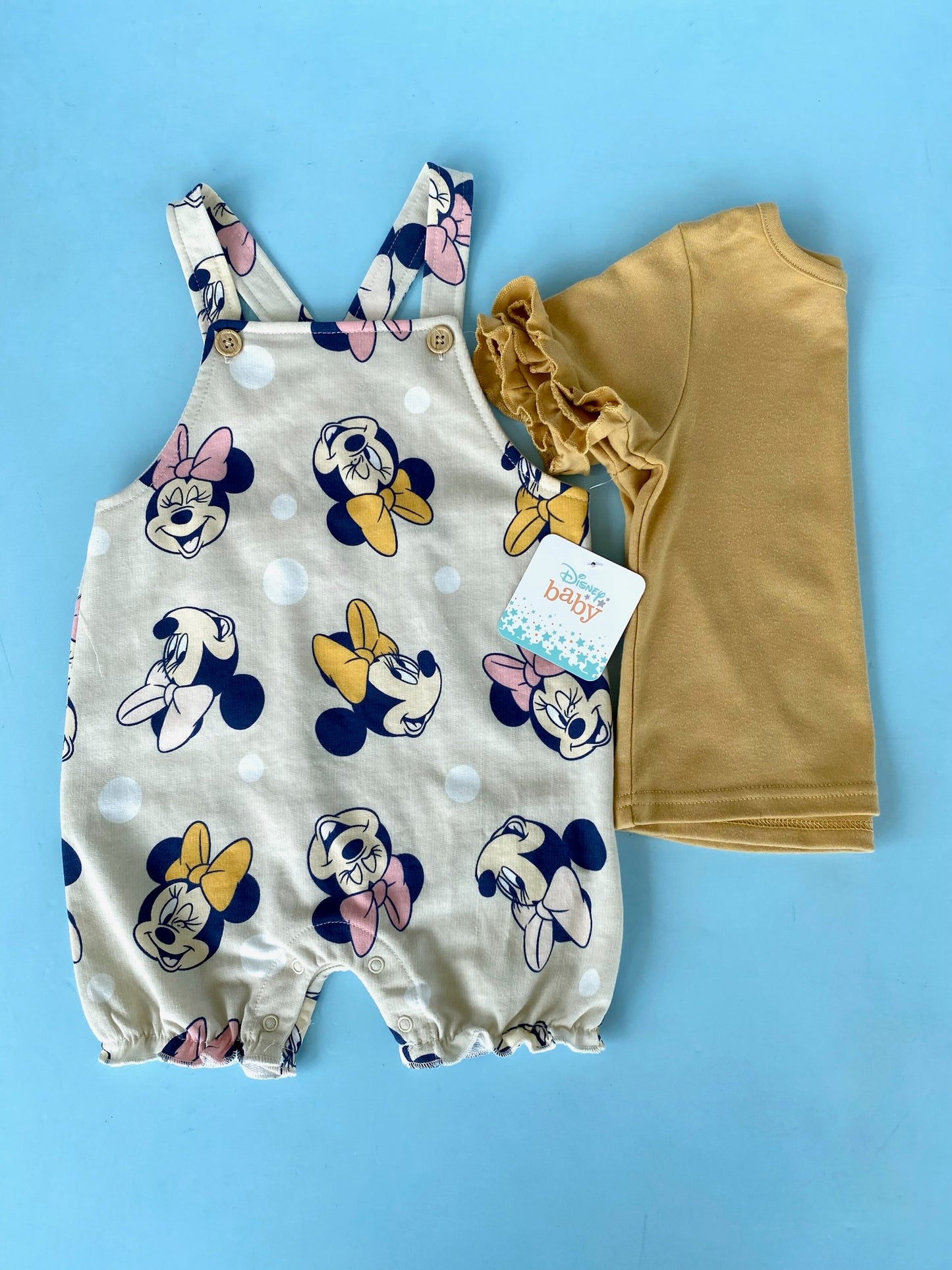 OVERALL MINNIE MOUSE AMARILLO