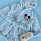 BATA DE BAÑO MICKEY MOUSE AZUL