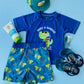 TRAJE BAÑO DINO REX AZUL