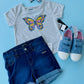 TRAJE DKNY MARIPOSA Y SHORT