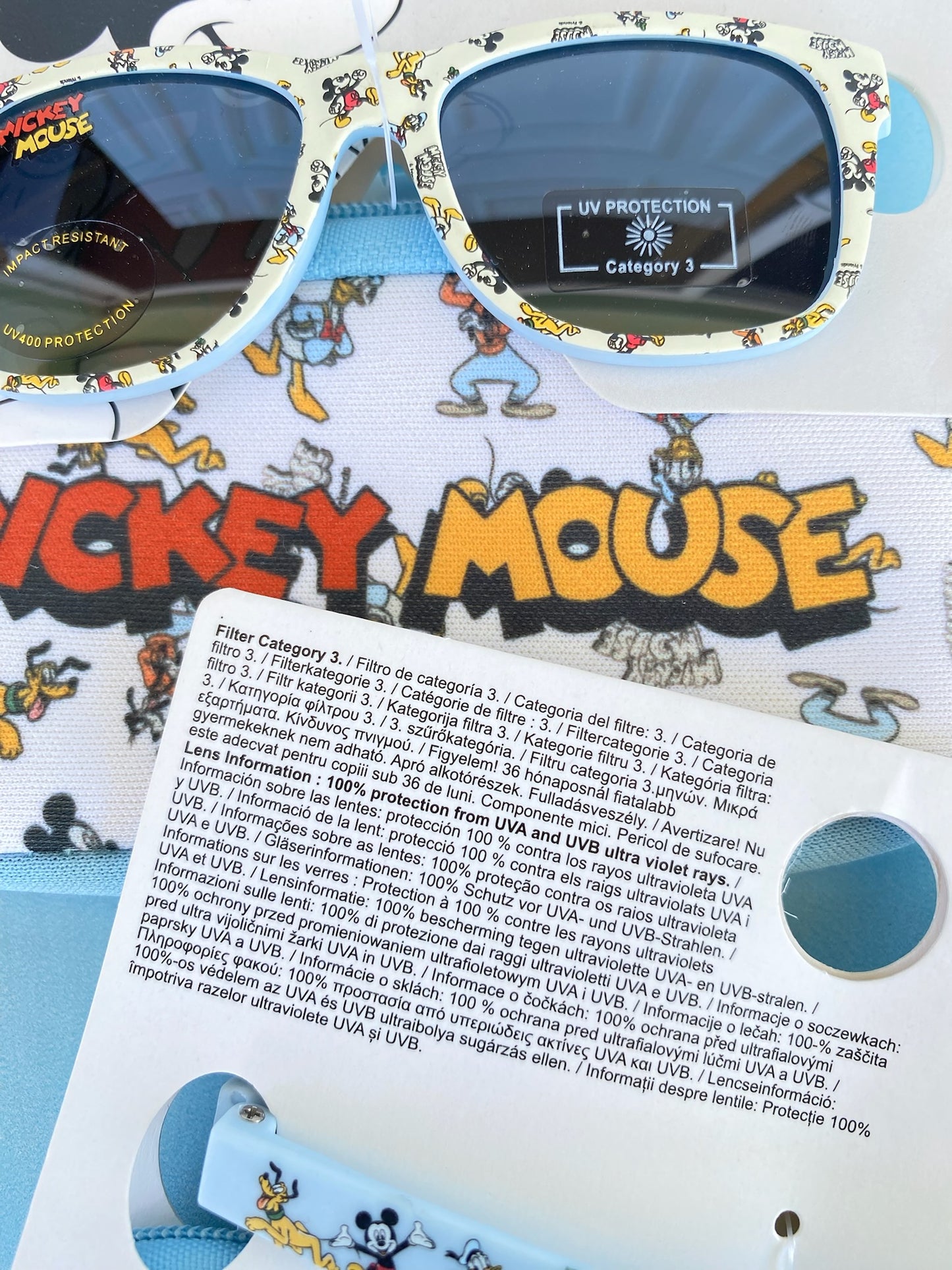 LENTES MICKEY MOUSE CON ESTUCHE