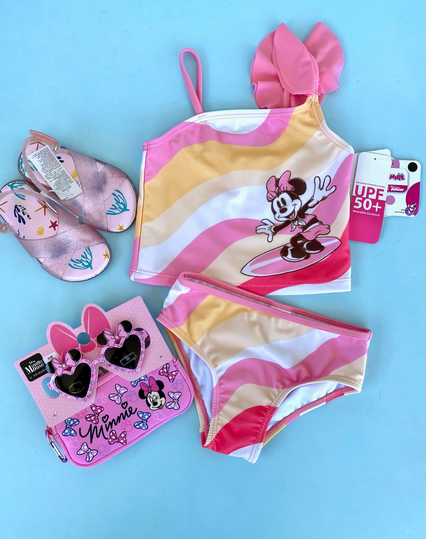 TRAJE DE BAÑO MINNIE 2 PZS