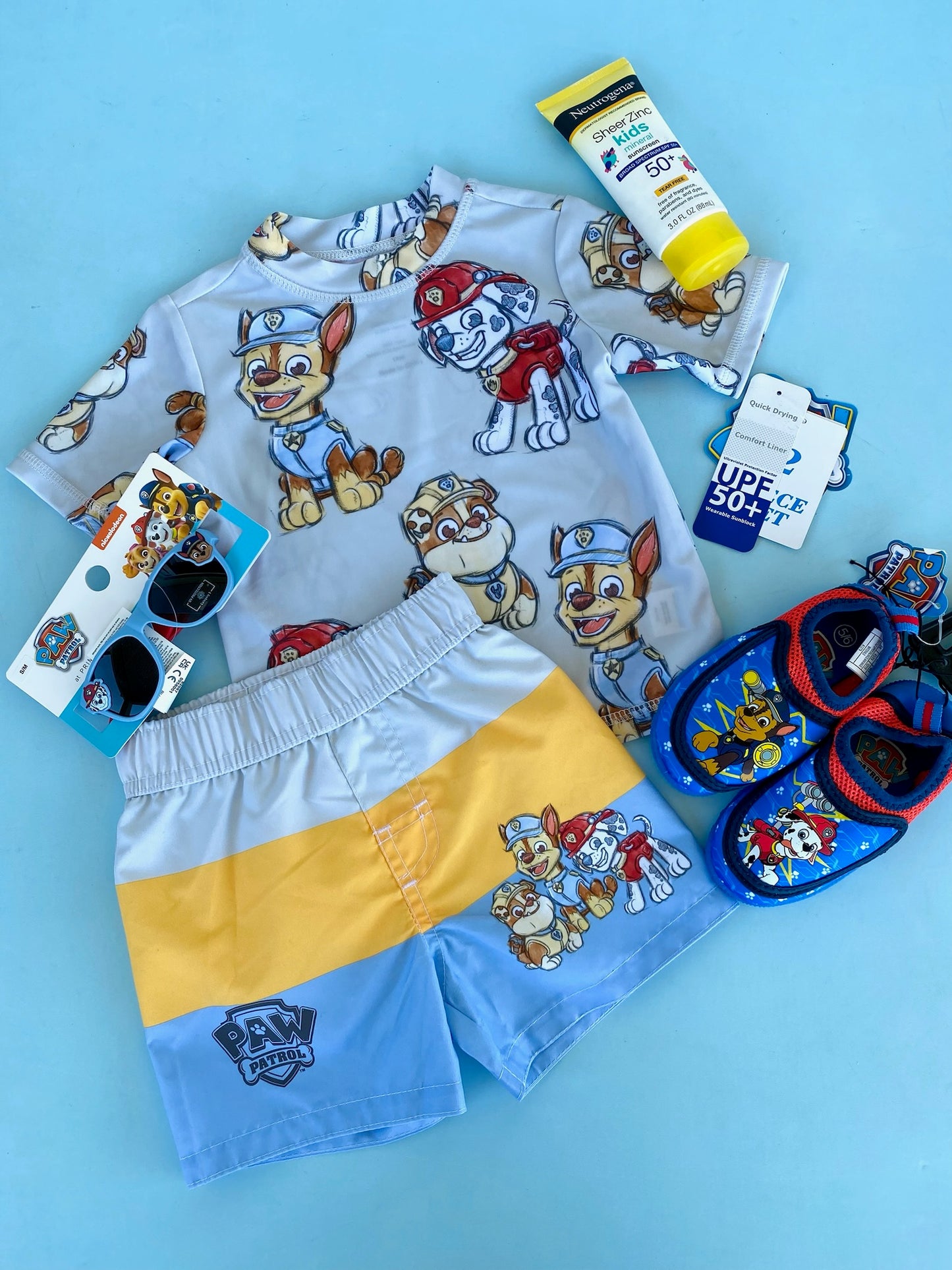 TRAJE BAÑO 2PZ PAW PATROL NIÑO