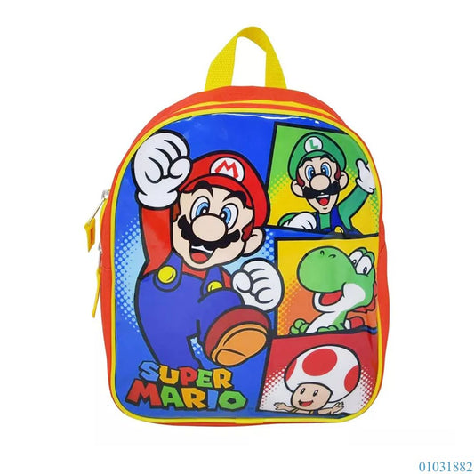 MOCHILA 11" SUPER MARIO Y LUIGI